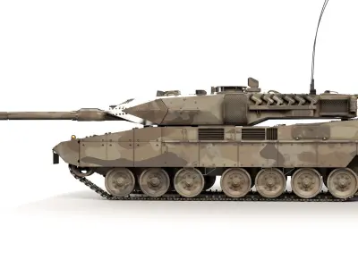 Tank Leopard 2A7V 2016 3D model