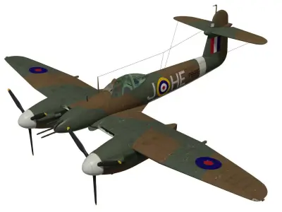 Westland Whirlwind 3D model buy
