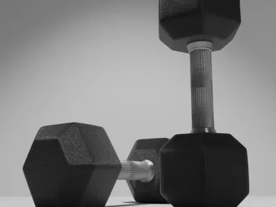 Dumbell dumbbells - dumbbells 3D model