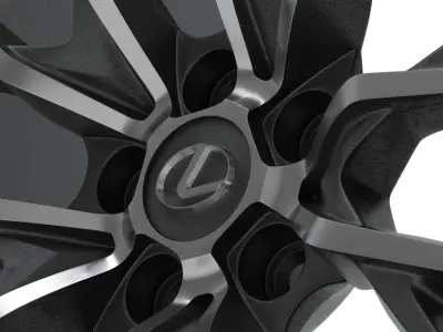 Lexus wheel 3D model