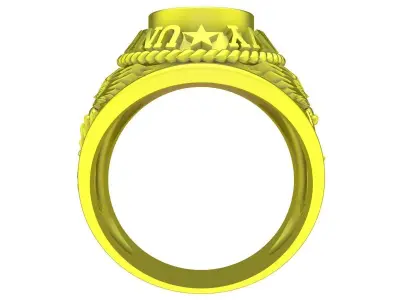 A5436 USA Army Ring 3D print model