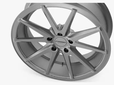 Rim Vossen VFS1 Chrome 3D model