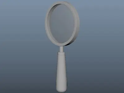 magnifying glass 3D model buy
