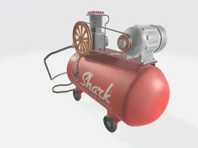 Air Compressor 3D model buy