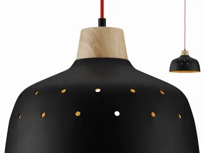 Bits lamp Low-poly 3D model