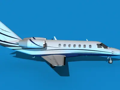 Cessna C528 Citation CJ3 V01 3D model