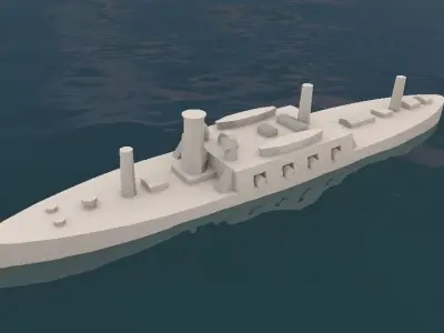 Brazilian Ironclad Brasil 3D print model