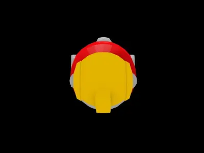 Papero NEC Robot Low-poly 3D model