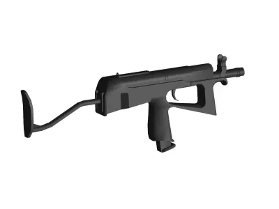 PP-2000 submachine gun 3D model
