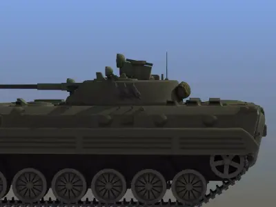 BMP-2 Soviet Infantry Fighting Vehicle APC 3D model