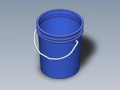 Five-Gallon Bucket Free 3D model
