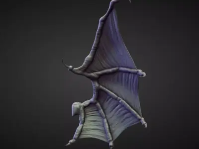 WING41 high poly sculpt 3D model
