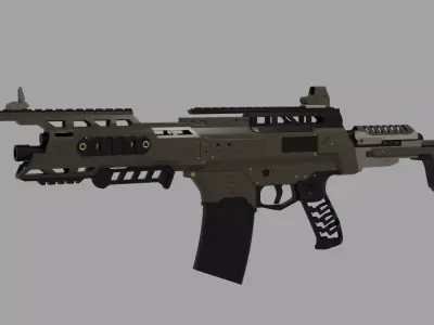 rifle gun  3D model