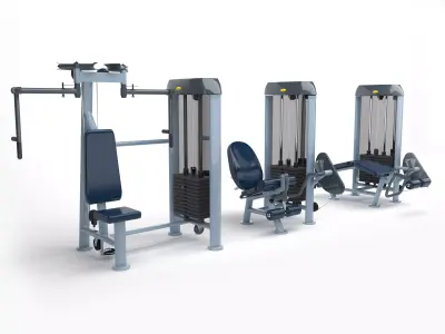 Gym Equipment-01 3D model