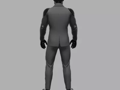 Cyberpunk Business Agent 3D Model 3D model