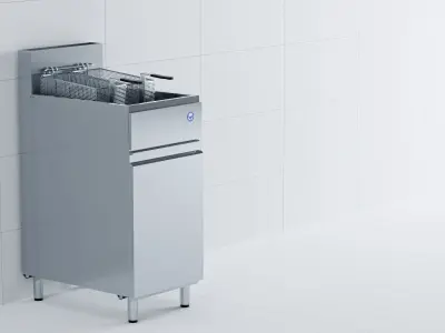 Industrial Stainless Steel Deep Fryer For Restaurants 3D model