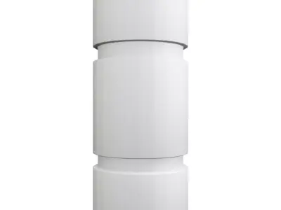 Sci-fi barrel Low-poly 3D model 8