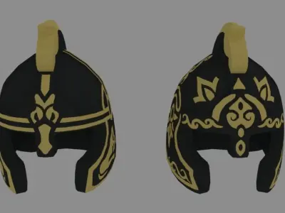 lego helmet Free 3D model