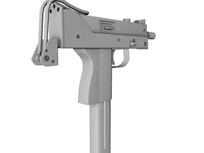 Gun 3D Model pistol 3D model