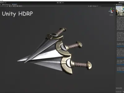 Fantasy Dagger 04 Low-poly 3D model