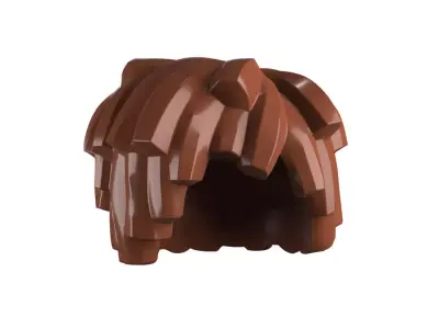 Custom3Dprint Minifigure Accessory - Minifigure Hair S2 - 135 3D print model