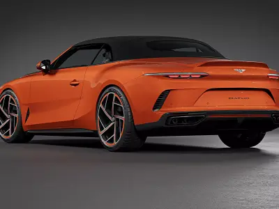 2025 Bentley Mulliner Batur Convertible 3D model