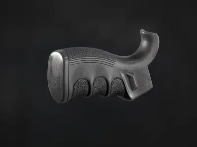 Trinity Force DMR Grip Low-poly 3D model