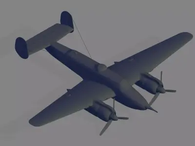 XA-38 Grizzly 3D model