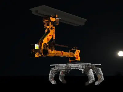 ROBOTIC ARM Free low-poly 3D model purchase