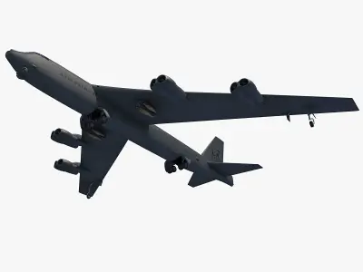 3D Military Aircraft Set of 4 3D model