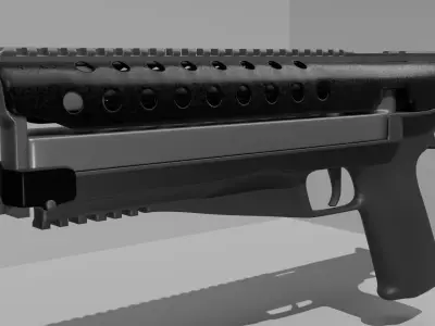 Keltec P50 Pistol 3D model
