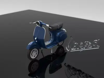 Vespa Free 3D model purchase