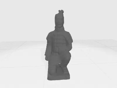 Terracotta Warriors Soldier 3D Model 3D print model purchase