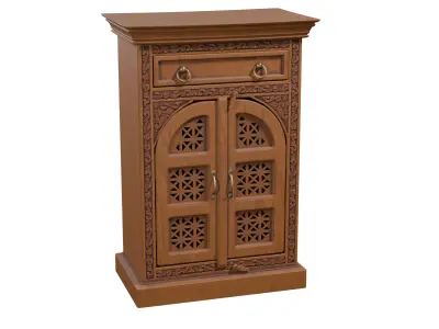 Wooden cabinet- Realistic 3D model