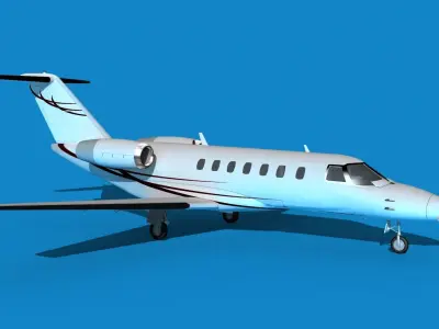 Cessna C528 Citation CJ3 V04 3D model