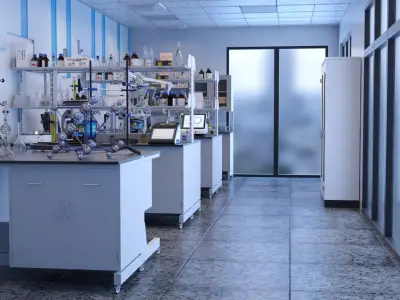 Laboratory Small 3D model