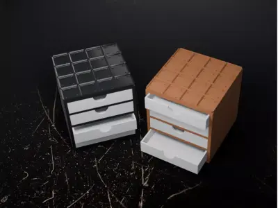 005M Gridfinity Version - 4 Horizontal Drawer 3D print model