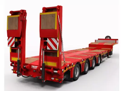 Platform Trailer 3D model