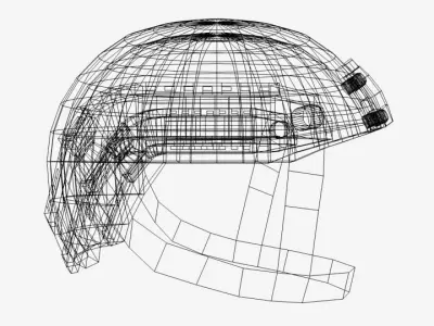 Tactical Helmet 3D model