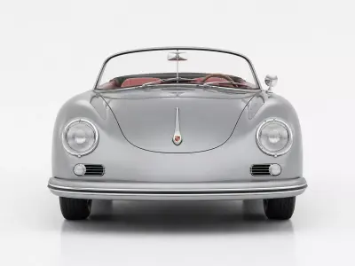 Classic Silver Convertible 3D model