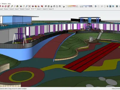 Sketchup Kindergarten 118 3D model