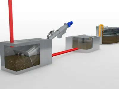 Waste Water System 3D model