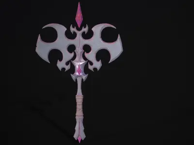 Mystical Scepter Low-poly 3D model