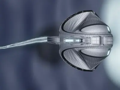 Sci-fi horseshoe crab model 3D model