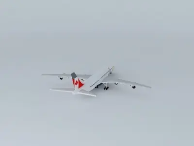 GoldenJet Airbus A340-200 "Canadian Iceberg" Free 3D model
