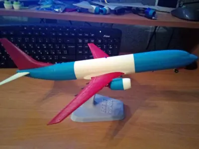 121211 Model kit Boeing 737-800 no Winglet Down 3D print model