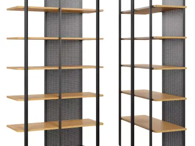 Kave Home Nadyria shelves 3D model