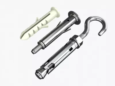 Wall Plug Low-poly 3D model purchase