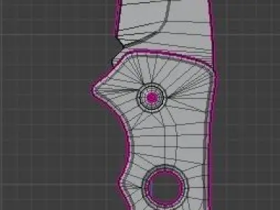  Karambit knife 3D model