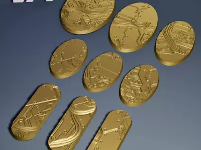 HD Base Set 27 - Mechanical Plate 3D print model